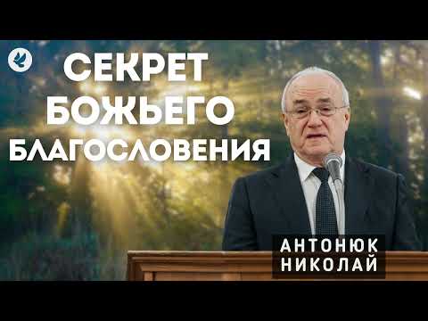 Видео: Секрет Божьего благословения. Антонюк Н.С. Проповедь МСЦ ЕХБ
