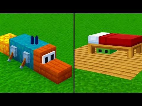 Видео: Майнкрафт 10 Секретних Постройок в Майнкрафт Без Модов 