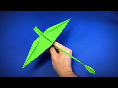 Видео: Как сделать птеродактиль динозавра бумажного самолетика | Самолет оригами | Оригами Динозавр