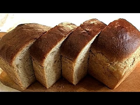 Видео: АВТОРСКИЙ РЕЦЕПТ. ПШЕНИЧНО - РЖАНОЙ ХЛЕБ.  Вкусно и полезно/WHEAT - Rye bread.