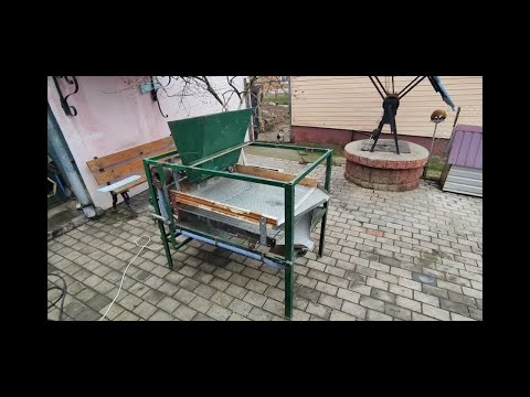 Видео: Самодельный калибратор зерна, версия 2