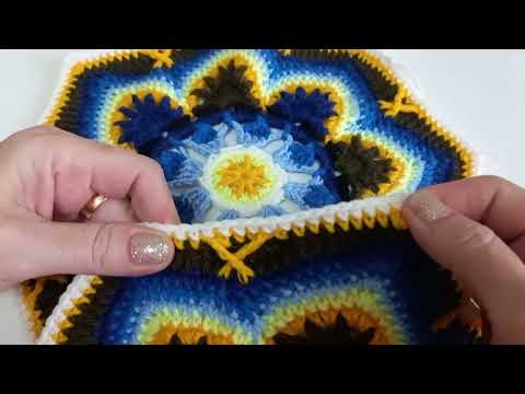 Видео: ВЯЖУ ПЛЕД "ПЕРСИДСКАЯ ПЛИТКА"💥🧶НЕ МОГУ ОТОРВАТЬСЯ!