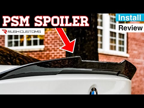 Видео: Установка карбонового спойлера PSM | BMW F32 4 серии