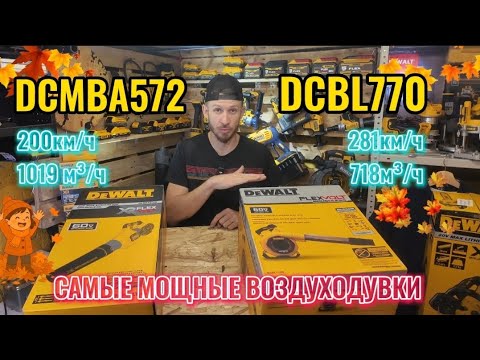 Видео: Самая мощная воздуходувка DeWALT теперь уж точно самая самая 