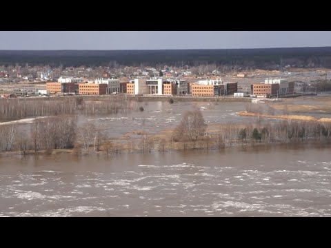 Видео: Паводок в Дубне, 2013