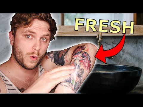 Видео: Как ИДЕАЛЬНО заживить новую татуировку (дни 0–3)