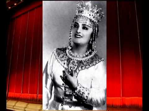 Видео: Елизавета Чавдар "Каватина Людмили"  1951 Kyiv