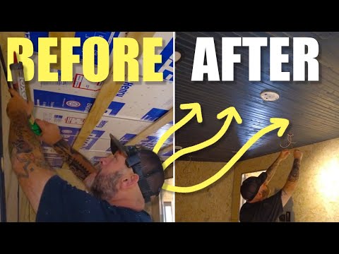 Видео: Переоборудование закрытого прицепа в кемпер | Установка потолка и освещения