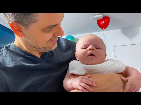 Видео: ОСТАВИЛИ НА 24 часа с ПАПОЙ малыша Наоми