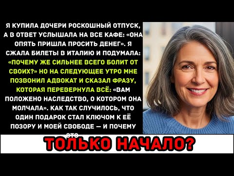 Видео: Я купила дочери дорогой отдых — она унизила меня при всех. Потом потеряла всё...