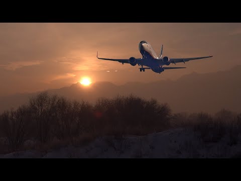Видео: Всё было как в тумане. Как они летают в таких условиях? Февраль, 2024. Аэропорт Алма-Ата.