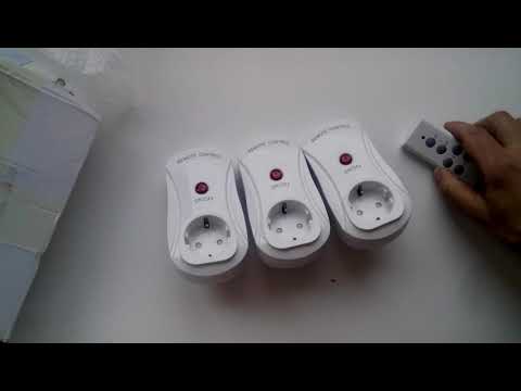 Видео: Радиоуправляемые розетки, привязка розеток к пульту