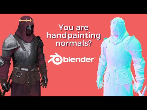 Видео: 3D-картины в блендере! Моё мнение о рисовании карт нормалей вручную.