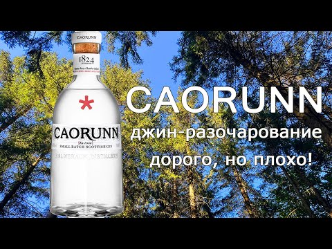 Видео: CAORUNN - шотландский джин, который оказался гавном... обзор.