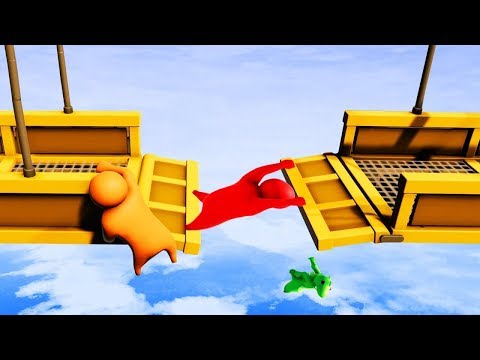 Видео: БРАТ Я ДЕРЖУ ТЕБЯ ТОЛЬКО НЕ ПАДАЙ - ГАНГ БИСТ (Gang Beasts)