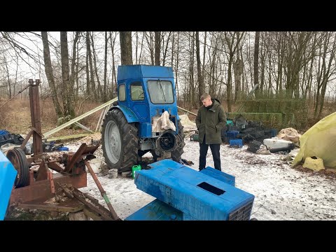 Видео: ШОК , ПОЧЕМУ ОН СТУКАНУЛ | трактор т-40ам