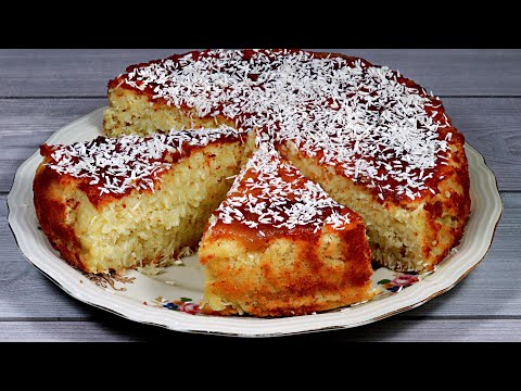 Видео: ЛЮБИШЬ СЛАДКУЮ ВЫПЕЧКУ? ПРОБУЙ ЭТОТ МАННИК С КОКОСОВОЙ СТРУЖКОЙ НА КЕФИРЕ!