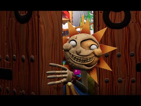 Видео: победил луну и чика съела бота (Five Nights at Freddy's; Security Breach) #2