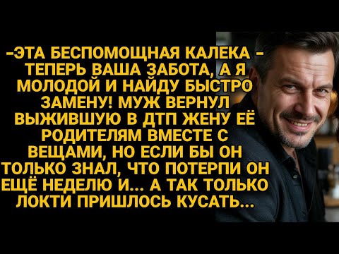 Видео: «Калека — не моя забота!» — муж вернул больную жену родителям, а через неделю...