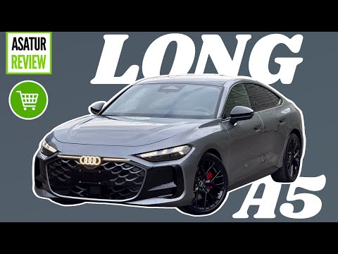Видео: Обзор Китайской AUDI A5L Sportback LONG Quattro 2025 Параллельный импорт из Китая