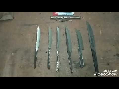 Видео: Ножи из свёрл и сравнения