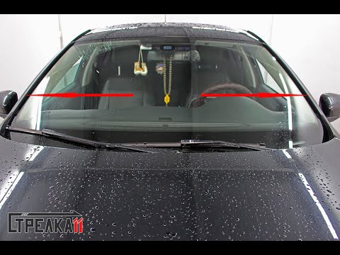 Видео: Дефлектор лобового стекла Стрелка-2 - VOLKSWAGEN JETTA (VI) 2010-2014г.в. - strelka11.ru
