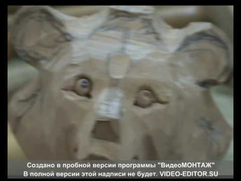 Видео: Резьба Богородского медведя день второй