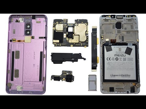 Видео: Разбираем смартфон Meizu M8 teardown
