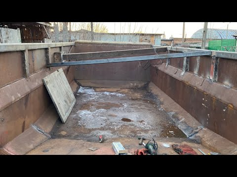 Видео: Супер инструментальный ящик на НОВЫЙ  КАМАЗ ! Вывариваю борта на кузове .