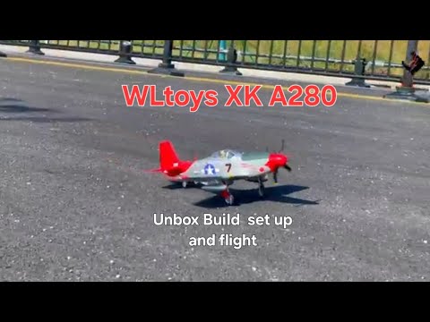 Видео: XK A280 P51D Mustang распаковка, сборка, настройка и полёт
