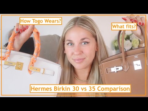 Видео: Сравнение Hermes Birkin 30 и 35
