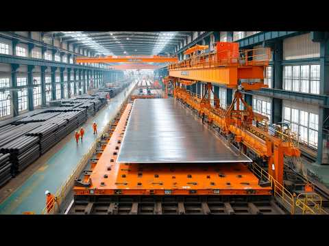 Видео: Внутри самых передовых в мире линий по производству гигантских труб и железнодорожных колёс. Пром...