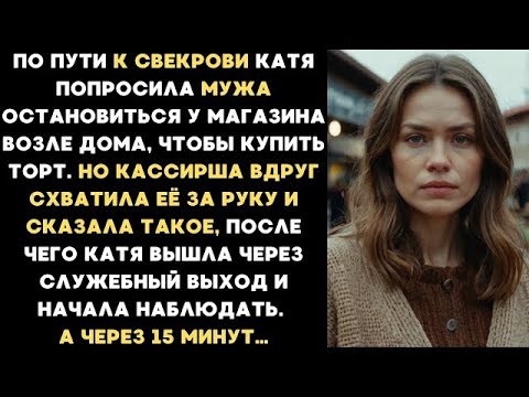 Видео: Катя оставила мужа в машине и пошла в магазин. Но кассирша вдруг схватила её за руку и сказала такое