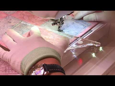 Видео: Стежка по линейке. Легкая геометрия.