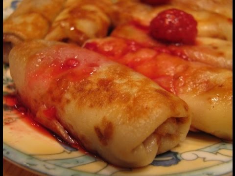 Видео: Блинчики с творогом