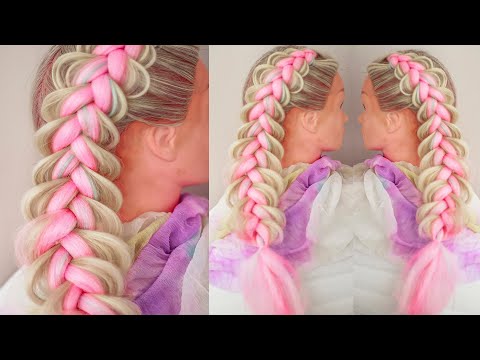 Видео: Коса с канекалоном , САМЫЙ ПРОСТОЙ способ заплести