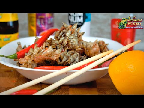 Видео: Жареная кожа карпа по-японски ! А вы всё ещё выбрасываете чешую после чистки рыбы