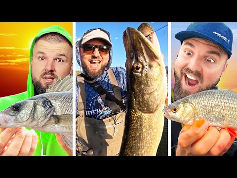 Видео: ЛОВЯ 24 ЧАСА 10 ВИДА РИБА!!!
