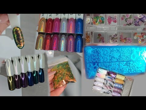 Видео: МЕГА распаковка посылок для ногтей. Испортила втирку. Распродажа 11.11 Smarty Sale