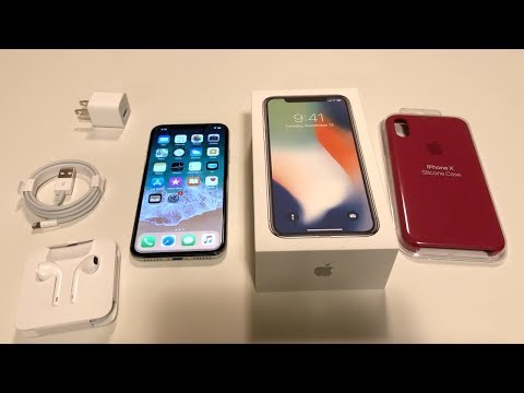 Видео: Распаковка iPhone X: серебристый! (iPhone 10)