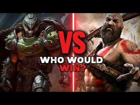 Видео: Doom Slayer против Кратоса | Кто на самом деле победит?