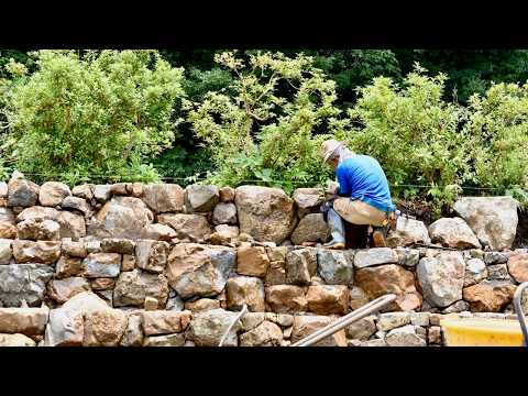 Видео: Каменная работа в гармонии с природой | Стена Кусуре-Зуми в Японском саду
