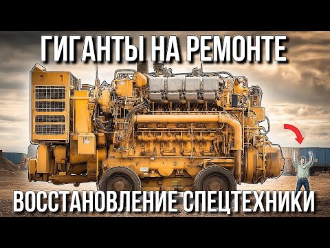 Видео: МОЩЬ ПОД КОНТРОЛЕМ: РЕМОНТ МОТОРА ДЛЯ ТЯЖЕЛОЙ ТЕХНИКИ