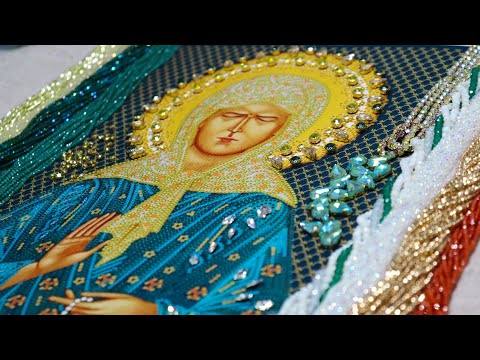 Видео: МАТРОНА МОСКОВСКАЯ. НОВЫЕ СХЕМЫ ОТ ТМ РУССКАЯ СКАЗКА, ЮВЕЛИРНЫЕ ПОДБОРЫ К НОВИНКАМ.