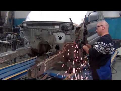 Видео: Mitsubishi Pajero Pinin - кузовной ремонт