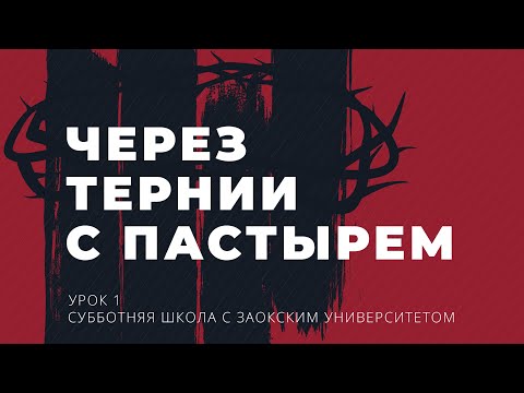 Видео: 1 урок (3 кв 2022) "Через тернии с Пастырем" - Субботняя Школа с Заокским Университетом