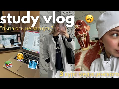 Видео: неделя из жизни на 3 курсе медицинского (где найти в себе силы…)