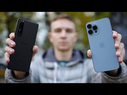 Видео: iPhone 13 Pro Max против Sony Xperia 1 III Сравнение Камер Фото и Видео