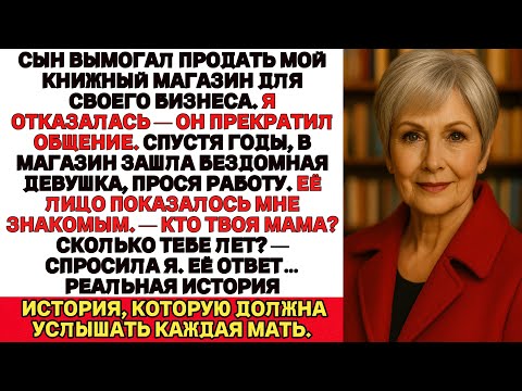 Видео: Бездомная пришла проситься в мой книжный. Имя её матери раскрыло тайну, которую сын скрывал 16 лет…