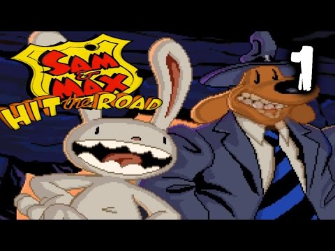 Видео: Sam & Max Hit the Road Прохождение #1 - ВОЛЬНАЯ ПОЛИЦИЯ